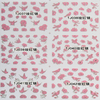 TJ037-048 3D Rose Silver Butterfly Nail Art Sticker 