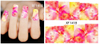 XF1414-1419 Flower Water Nail Sticker