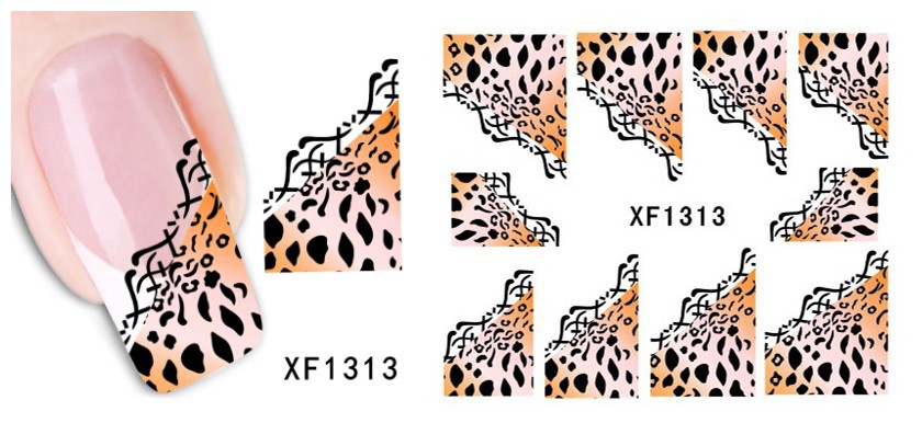 XF1313-1318 Water Nail Sticker