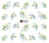 A301-306 Flower Water Nail Sticker
