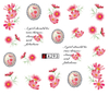 A289-294 Flower Water Nail Sticker