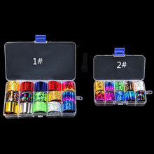 Nail Laser Transfer Foil Sticker Set