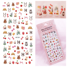 MT081 3D Rabbit Nail Art Sticker