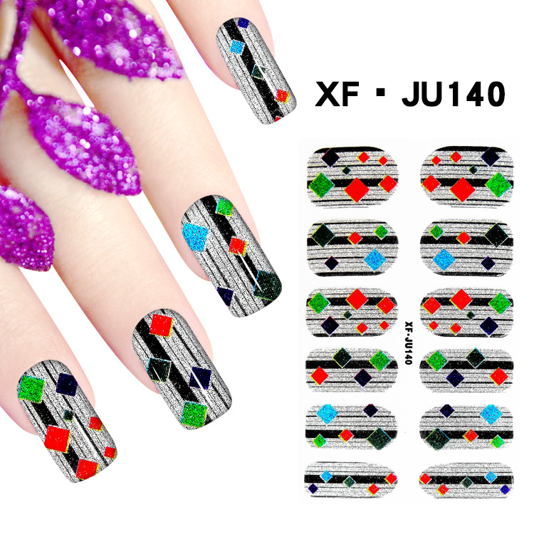 JU140 Full Cover Nail Polish Sticker 
