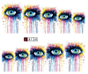 A133-138 Cool Water Nail Sticker