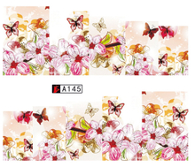 A145-150 Flower Water Nail Sticker