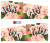 A163-168 Flower Water Nail Sticker