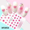 XF3054 3D Self Adhesive Heart Nail Sticker 