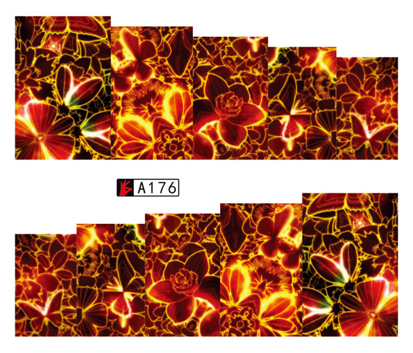 A175-180 Fashion Water Nail Sticker