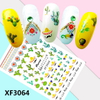 XF3064 3D Self Adhesive Cactus Nail Sticker 