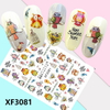 XF3081 3D Self Adhesive Owl Nail Sticker 
