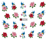 A229-234 Flower Water Nail Sticker