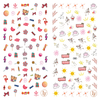 LY079-080 Thin 3D Candy Nail Art Sticker
