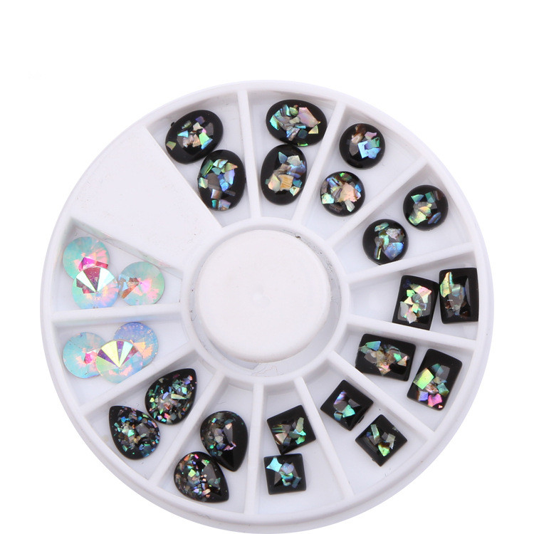 DIY Shellfish Decoration Resin Nail Rhinestone