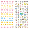 LY071-072 Thin 3D Heart And SpongeBob Nail Art Sticker
