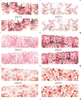 BN073-084 Flower Water Nail Sticker