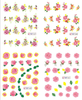 Flower Water Nail Sticker