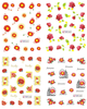 Flower Water Nail Sticker