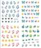 Flower Water Nail Sticker