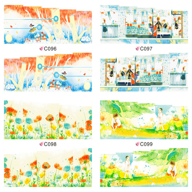 C096-099 Water Nail Sticker
