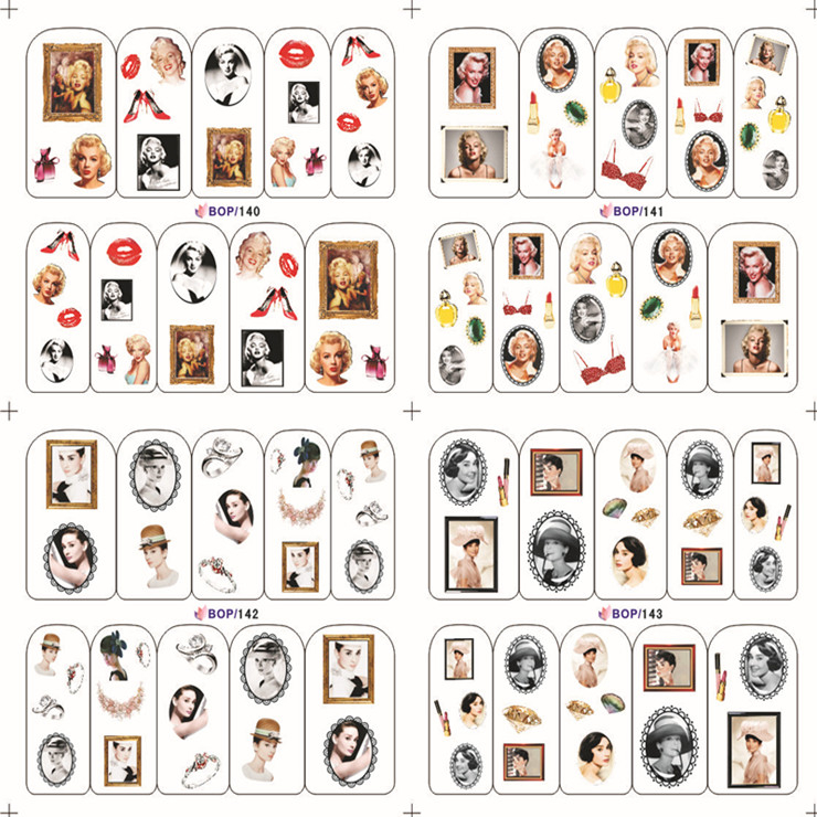 Water Nail Sticker(Single Or 4 in 1)