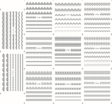 D144-154 Black Water Nail Sticker
