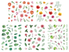 E732-742 3D Spring Flower Simulation Nail Art Sticker