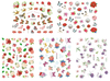 E545-555 3D Flower Simulation Nail Art Sticker