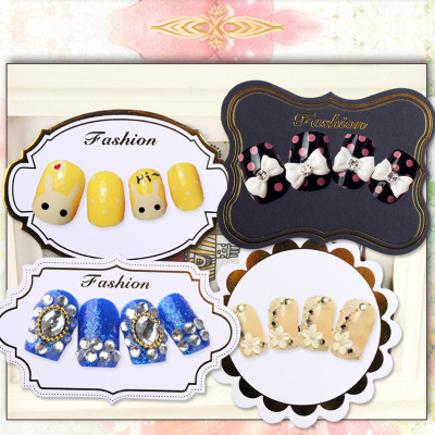 Nail Polish Color Chart Display Nail Art Tip Display Card