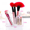 Clear Acrylic Cosmetic Brush Holder Makeup Organizer 