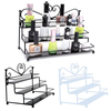3Tiers Metal Nail Polish Shelf Cosmetic Varnish Display Stand