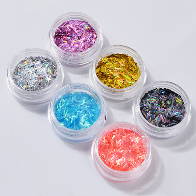 Nail Glitter Slice Set
