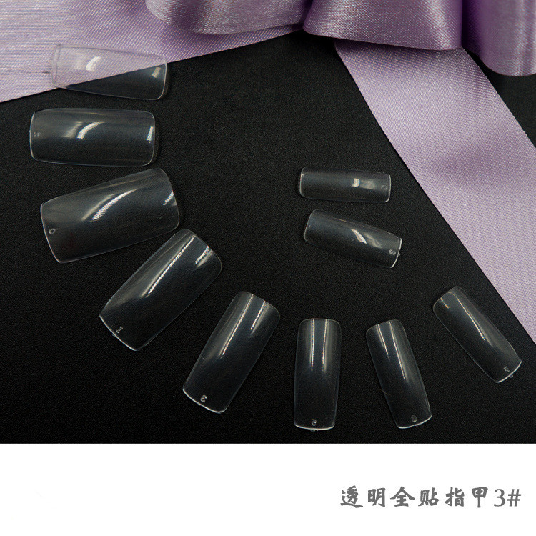 500PCS Hot Sales False Acrylic Artificial Nails Tip Fake Full Cover Nail Tips