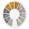 Different Colors Metal Steel Ball Disk Pack Specification Nail Art Decoration