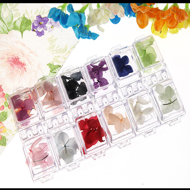 Nail Beauty Dry Flower Decorations For DIY Nail Art Design
