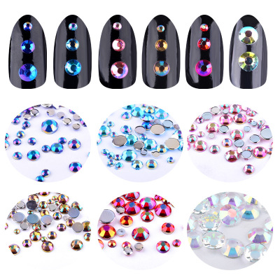 Japanese Hot Sales Models Nail Jewelry Symphony AB Rhinestones