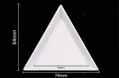Triangle Nail Rhinestone Storage Plate