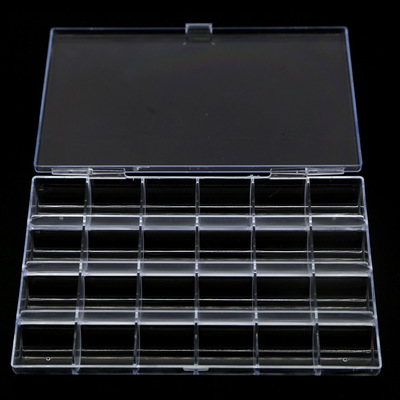 Clear Empty Storage Box For Nail Art Rhinestone Jewelry