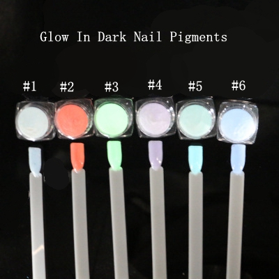 Glow In Dark Nail Pigments Powder