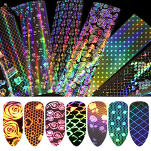 Mixed 10 Designs Laser Transfer Sticker