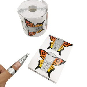Yellow Butterfly Nail Art Forms