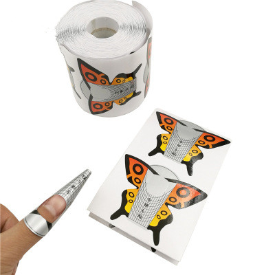 Yellow Butterfly Nail Art Forms