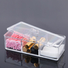 Three Grids Cosmetic Organizer Storage Box Makeup Container 