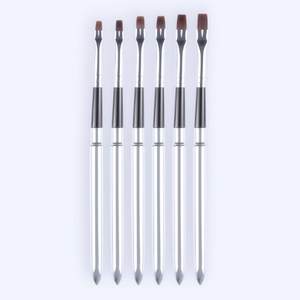 6Pcs Nail Art Brush Set Nail Tips Uv Gel Painting Drawing Pens