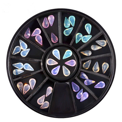  High Quality Hot Fix Water Drop Resin Rhinestones