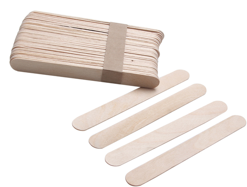 Wooden Spatulas Body Hair Removal Wooden Sticks