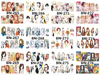 BN265-276 Character Water Nail Sticker