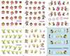 Cartoon Water Nail Sticker Nail Decal