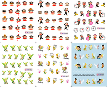Cartoon Water Nail Sticker Nail Decal