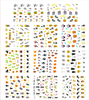 E057-067 3D Halloween Simulation Nail Art Sticker